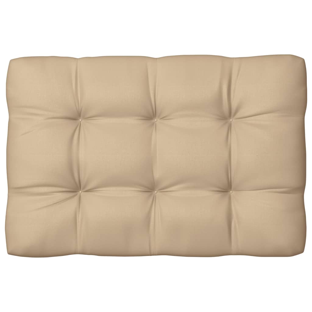 Pallet Sofa Cushion Beige 47.2"x31.5"x3.9"