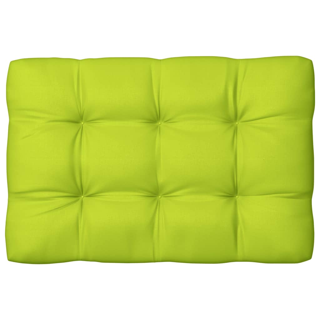 Pallet Sofa Cushion Bright Green 47.2"x31.5"x3.9"