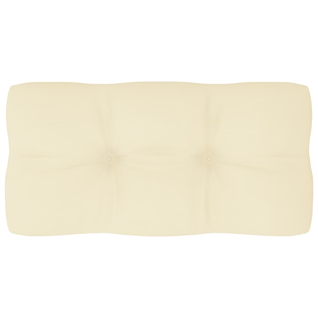 Pallet Sofa Cushion Cream 31.5"x15.7"x3.9"