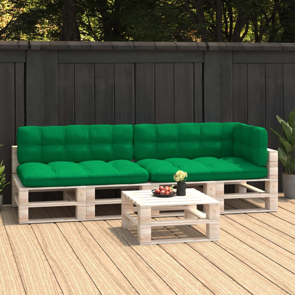 Pallet Sofa Cushions 5 pcs Green