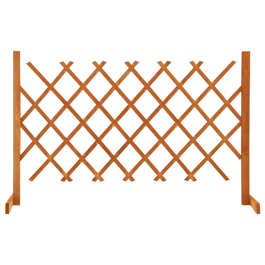 Garden Trellis Fence Orange 47.2"x35.4" Solid Firwood