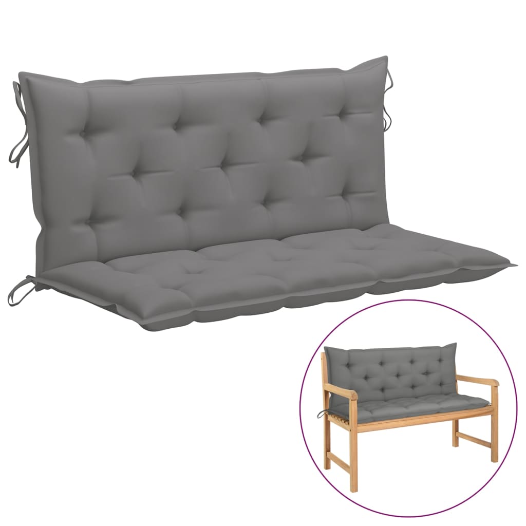 Cushion for Swing Chair Gray 47.2" Fabric