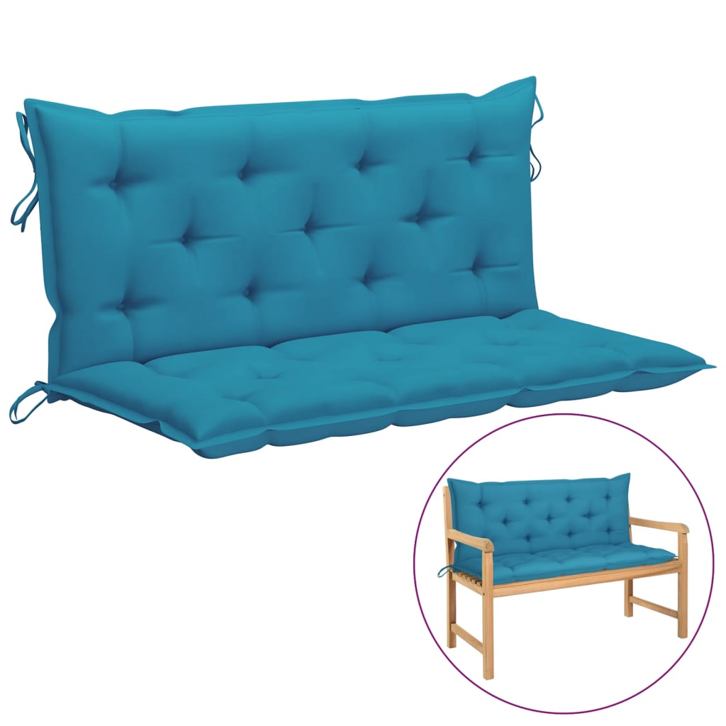 Cushion for Swing Chair Light Blue 47.2" Fabric