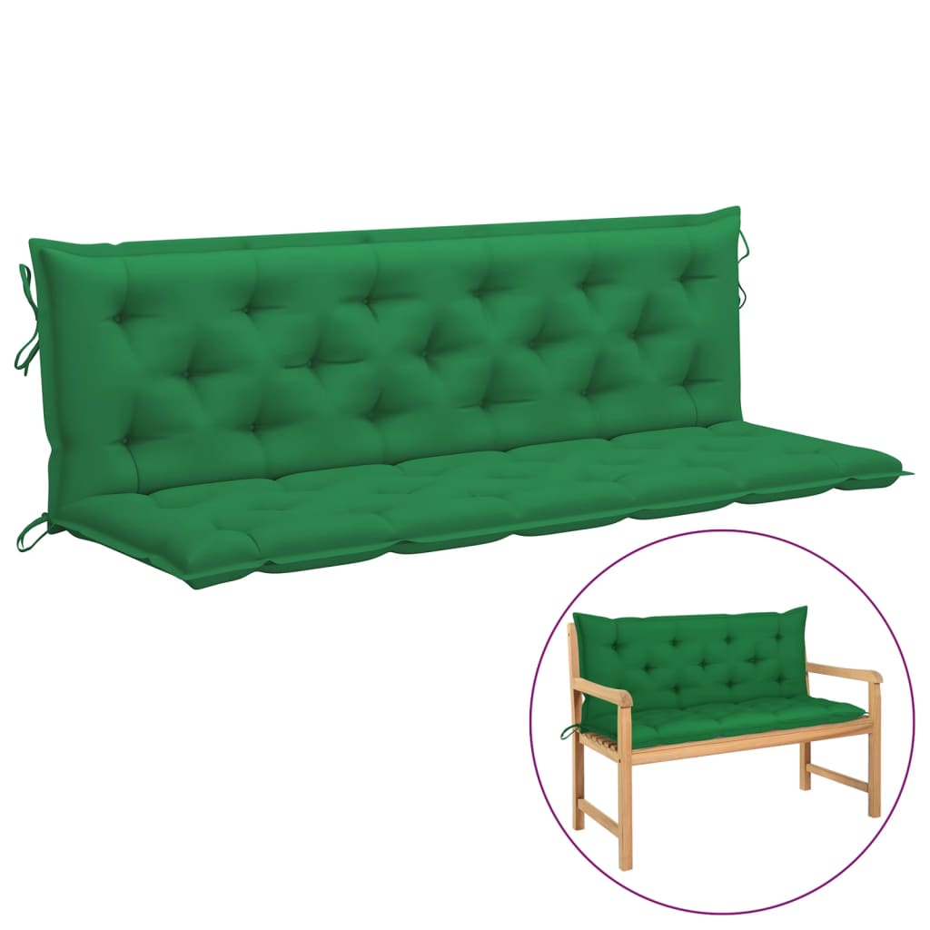 Cushion for Swing Chair Green 70.9" Fabric