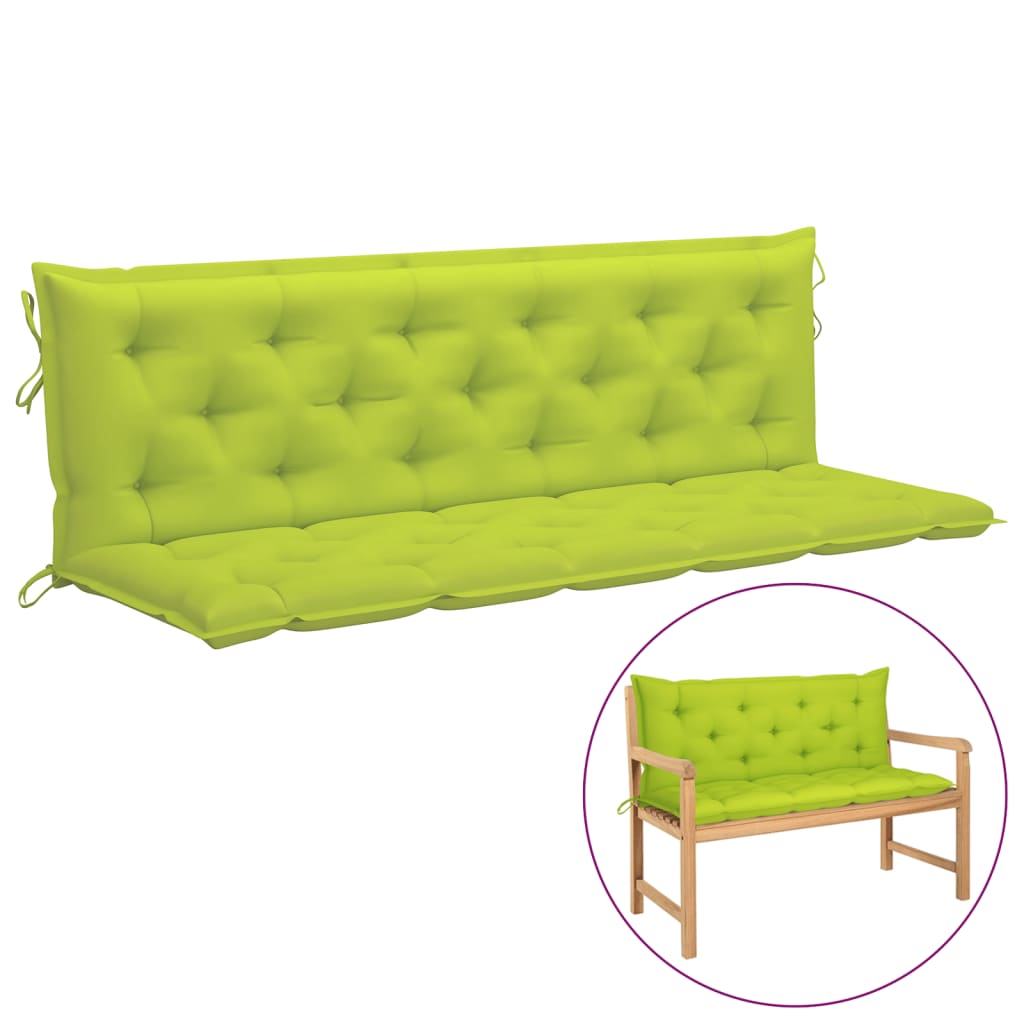 Cushion for Swing Chair Bright Green 70.9" Fabric