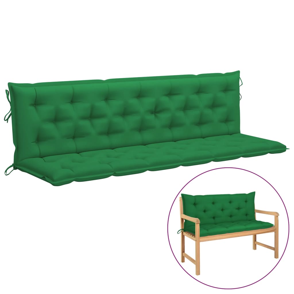 Cushion for Swing Chair Green 78.7" Fabric