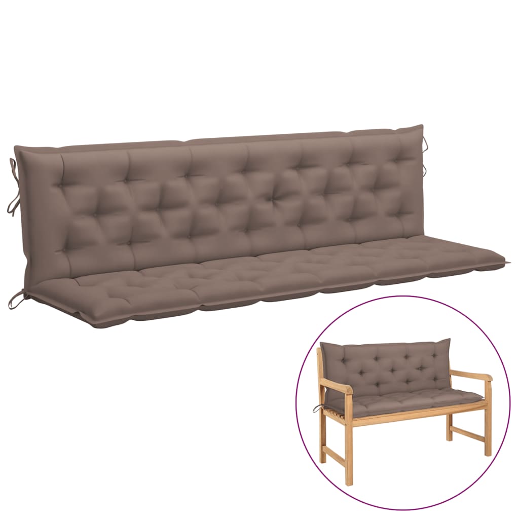 Cushion for Swing Chair Taupe 78.7" Fabric