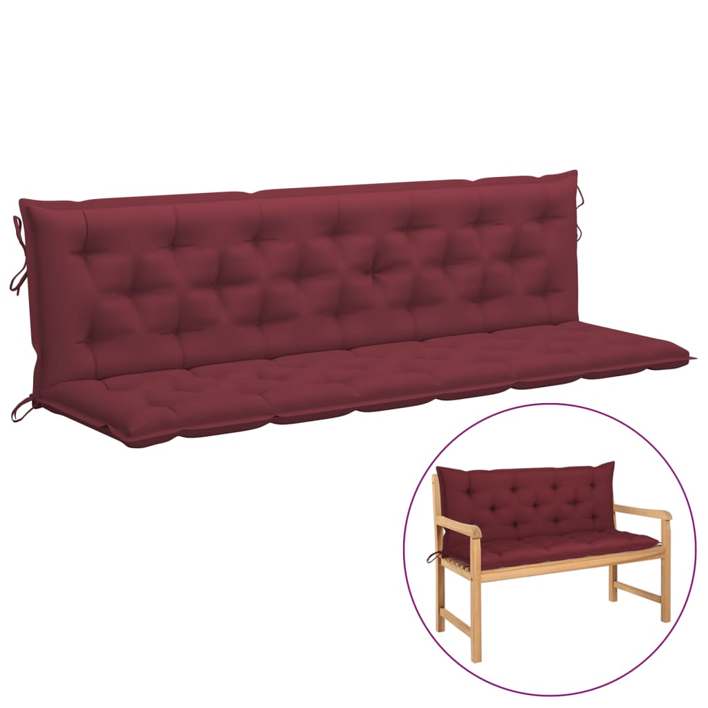Cushion for Swing Chair Wine Red 78.7" Fabric