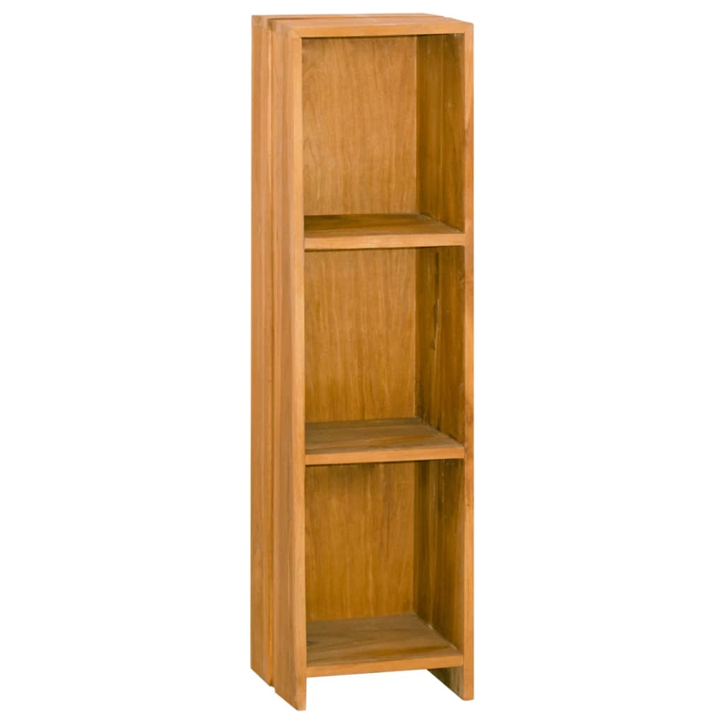 Bookshelf 11.8"x11.8"x43.3" Solid Teak Wood