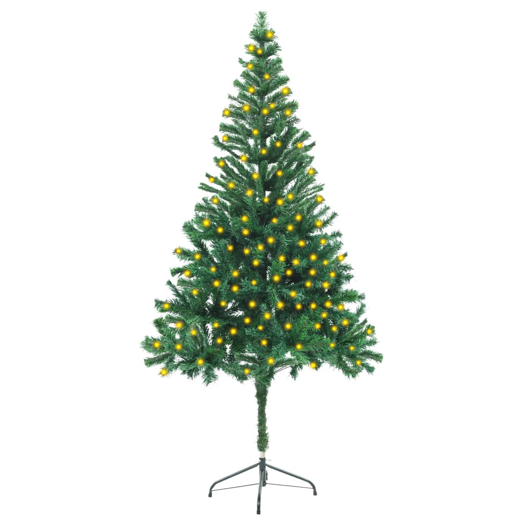 Artificial Christmas Tree with LEDs&Stand 70.9" 564 Branches