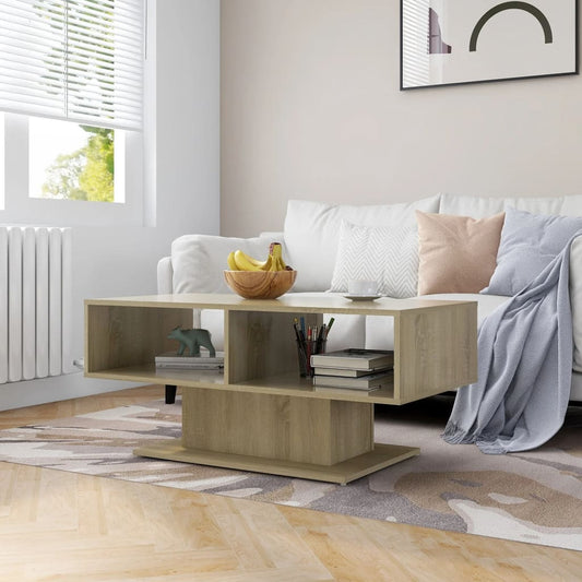 Coffee Table Sonoma Oak 40.7"x19.7"x17.5" Engineered Wood