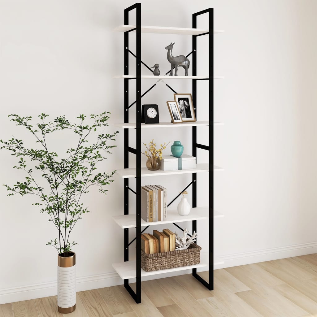High Cabinet White 31.5"x11.8"x82.7" Solid Pine Wood