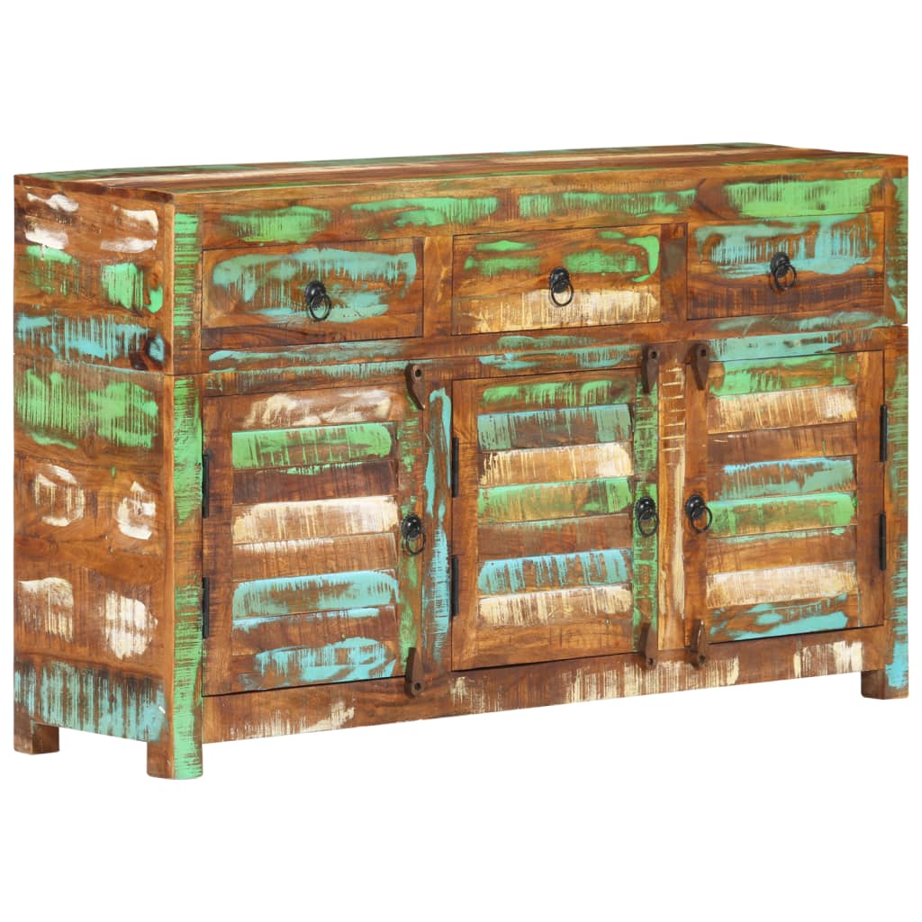 Sideboard 43.3"x11.8"x25.6" Solid Wood Reclaimed