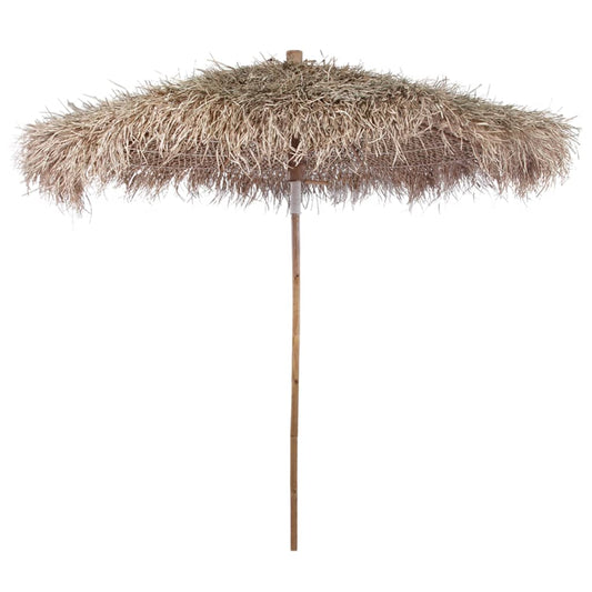 Bamboo Parasol with Banana Leaf Roof 82.7"