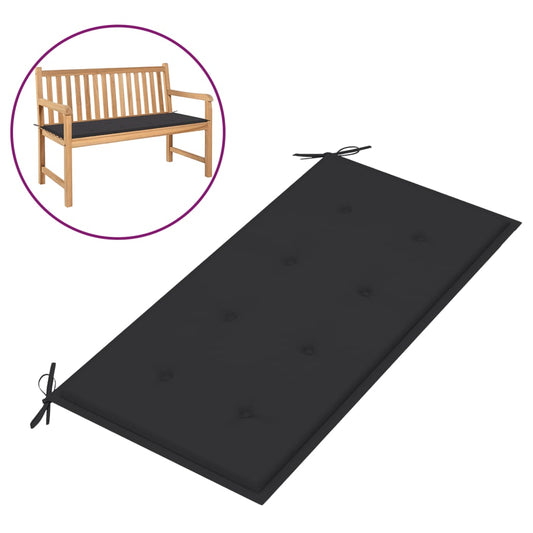 Garden Bench Cushion Anthracite 39.4"x19.7"x1.2"