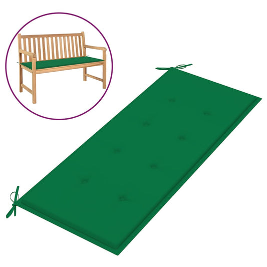 Garden Bench Cushion Green 47.2"x19.7"x1.2"