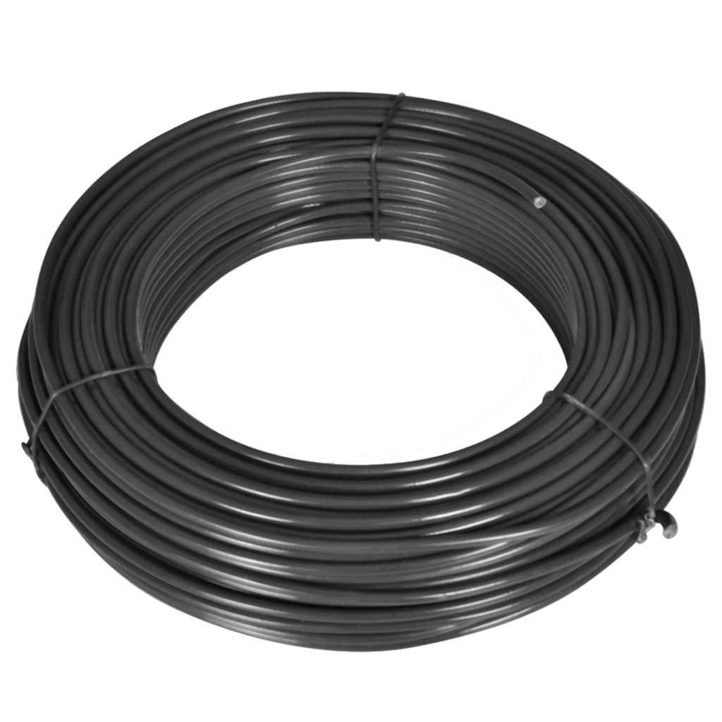Fence Line Wire 180.4' 0.08"/0.12" Steel Gray