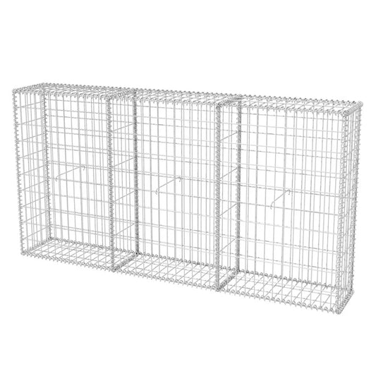 Gabion Basket Galvanized Steel 78.7"x11.8"x39.4"