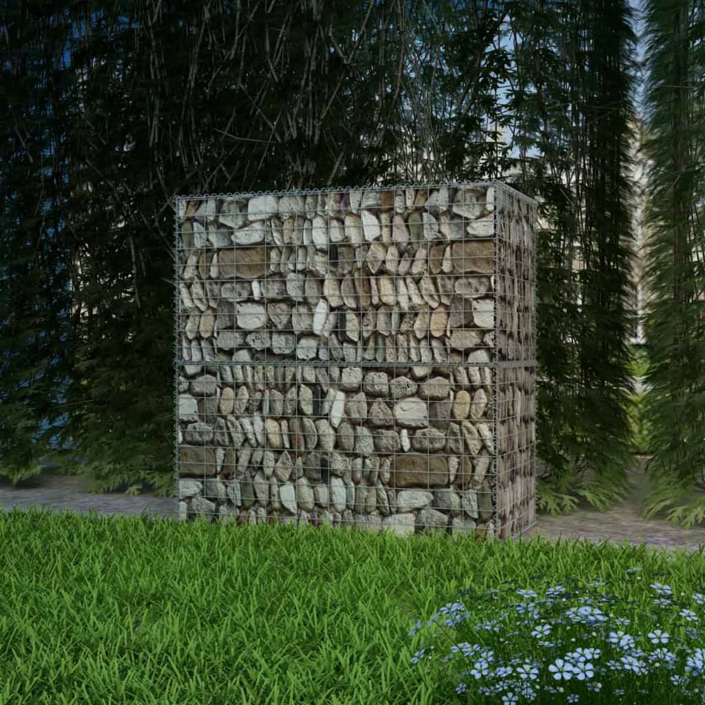 Gabion Basket Galvanized Steel 39.4"x19.7"x39.4"