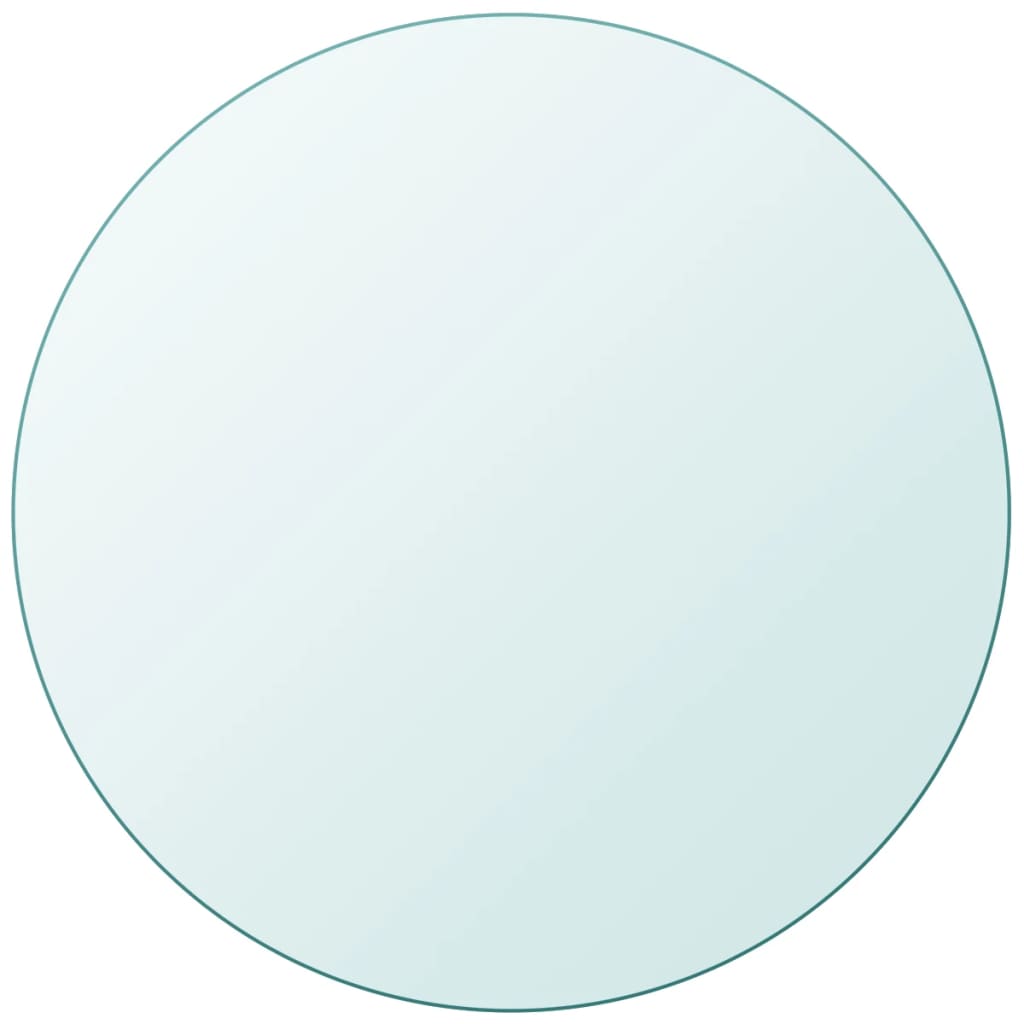 Table Top Tempered Glass Round 35.4"