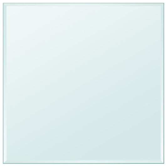 Table Top Tempered Glass Square 27.6"x27.6"