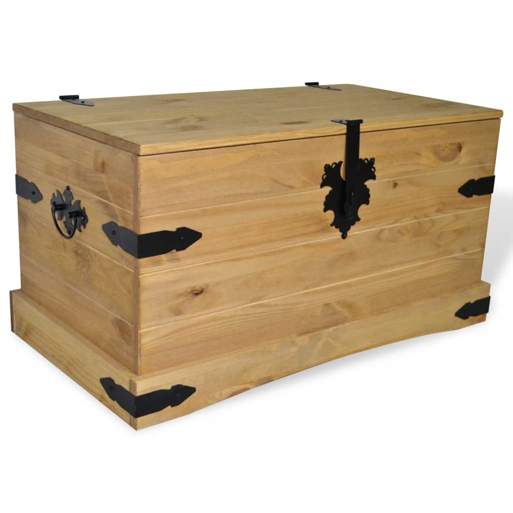 Storage Chest Mexican Pine Corona Range 35.8"x19.5"x18.5"