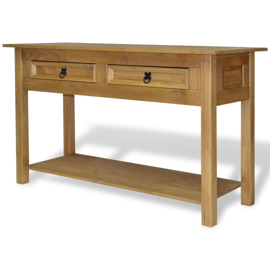 Console Table Mexican Pine Corona Range 36.6"x13.6"x28.7"