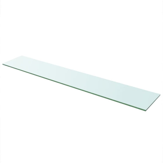 Shelf Panel Glass Clear 43.3"x7.9"