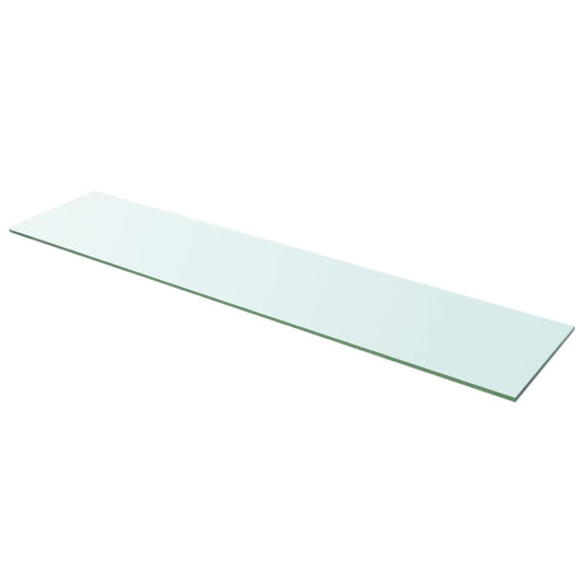 Shelf Panel Glass Clear 43.3"x9.8"