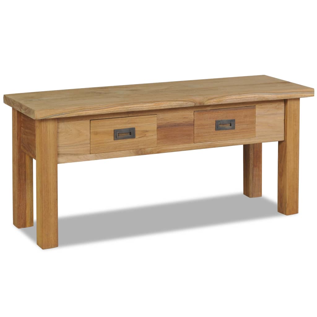 Hall Bench Solid Teak 35.4"x11.8"x15.7"