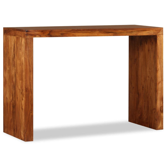 Console Table Solid Wood with Honey Finish 43.3"x15.7"x29.9"