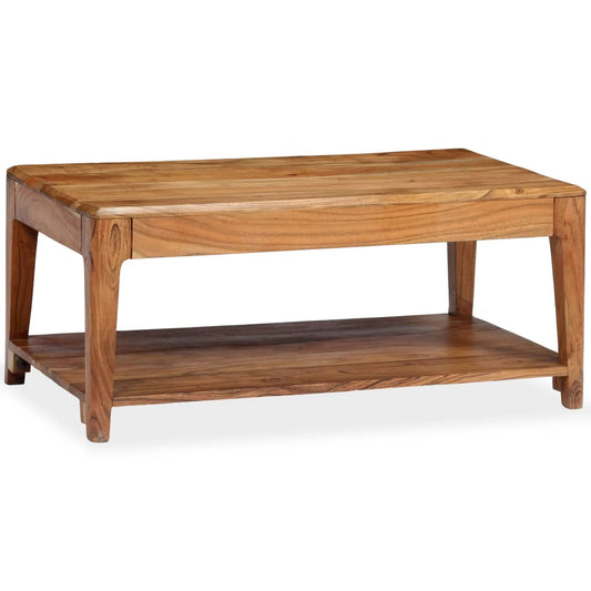 Coffee Table Solid Wood 34.6"x19.7"x15"
