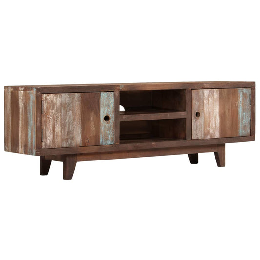 TV Cabinet Solid Acacia Wood Vintage 46.5"x11.8"x15.7"