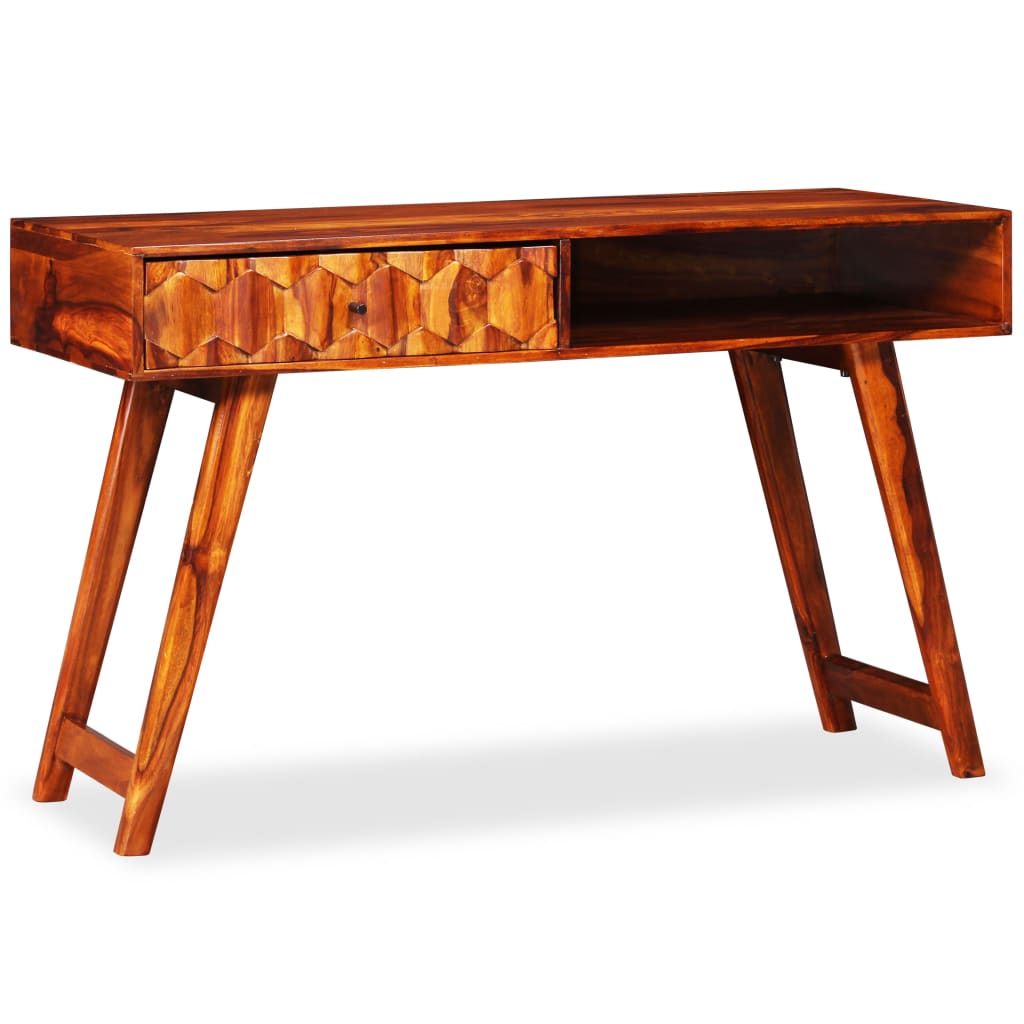 Writing Table Solid Sheesham Wood 46.5"x19.7"x29.9"