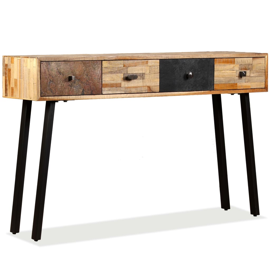Console Table Solid Reclaimed Teak 47.2"x11.8"x29.9"