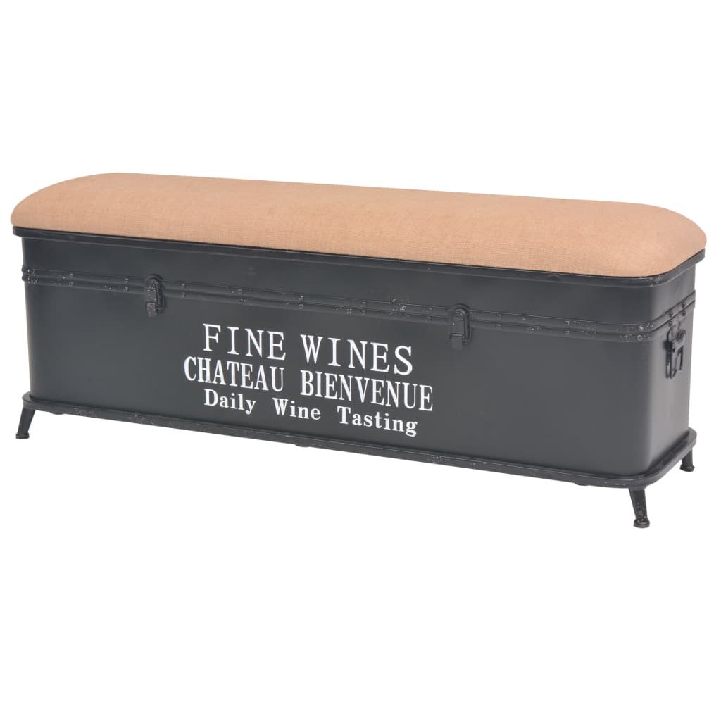 Storage Bench with Cushion 40.6"x11.8"x15.7"
