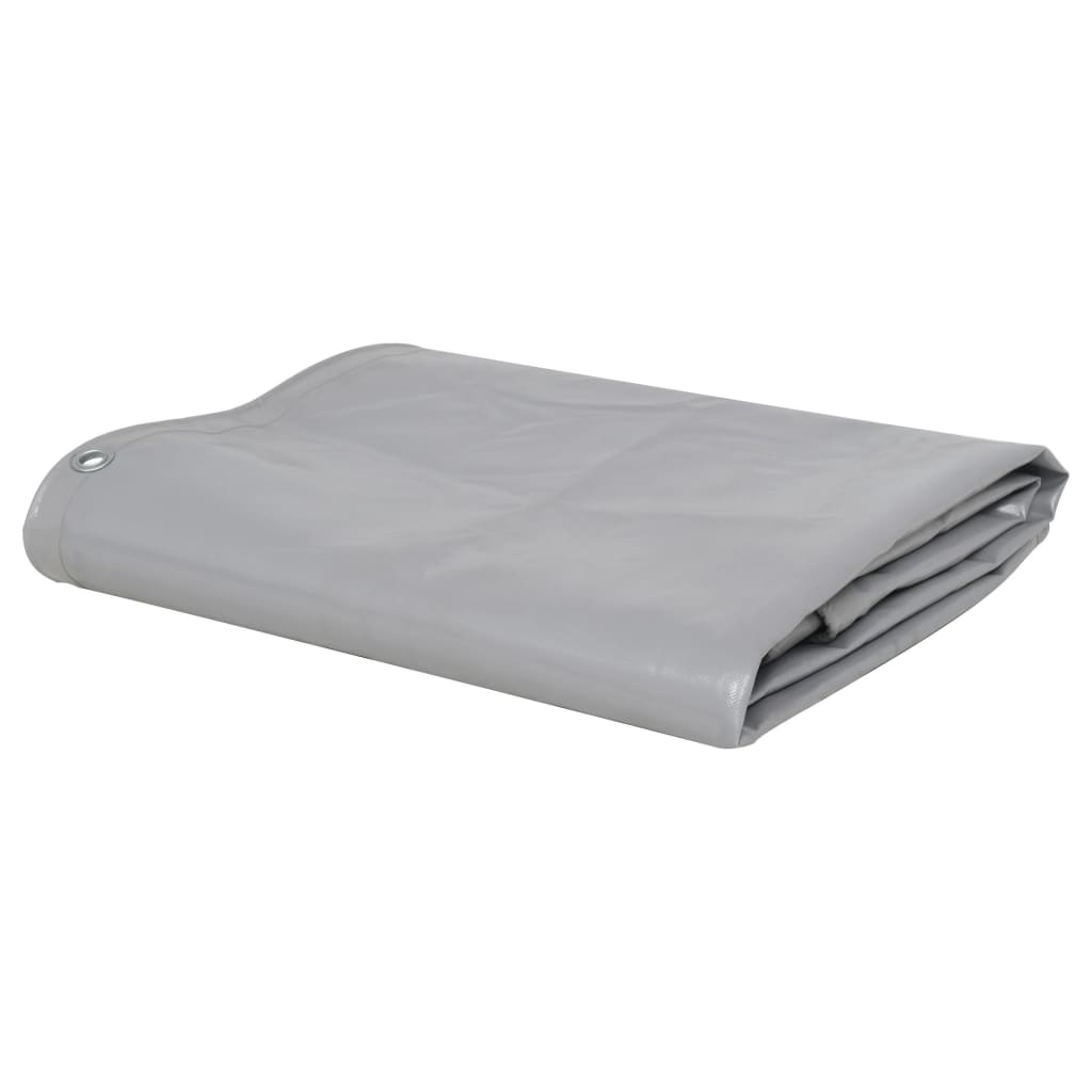 Tarpaulin 2.1 oz/ft² 13.1'x13.1' Gray