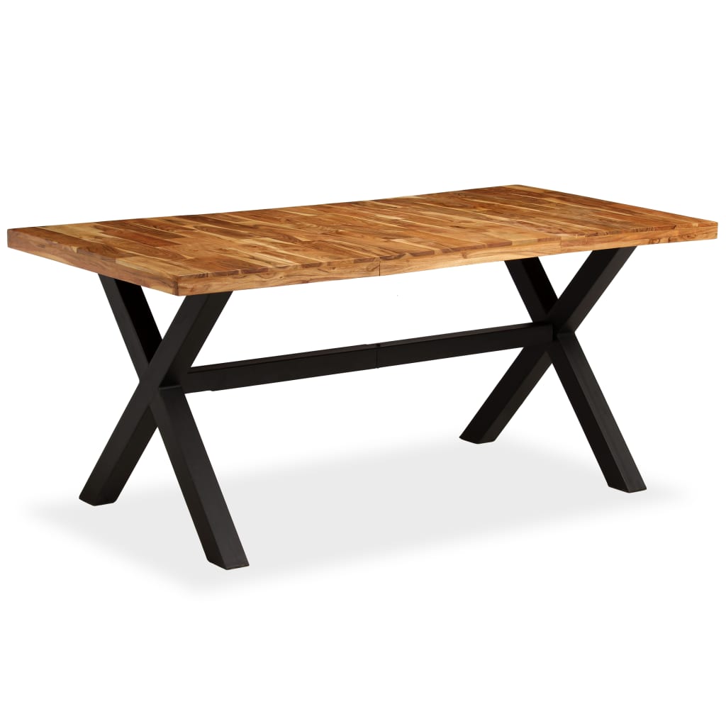 Dining Table Solid Acacia and Mango Wood 70.9"x35.4"x29.9"