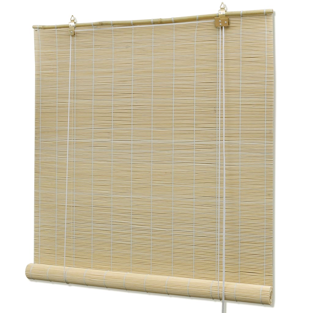 Roller Blind Bamboo 59.1"x63" Natural