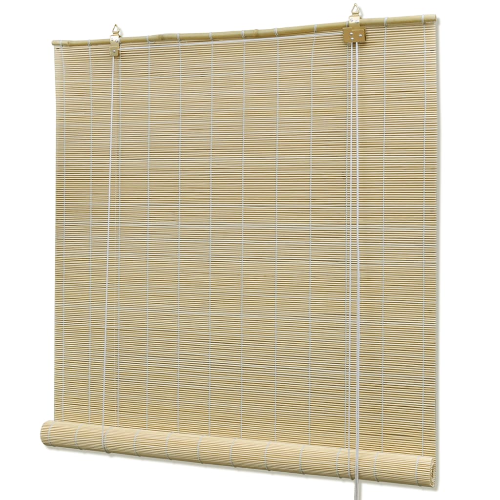 Roller Blind Bamboo 31.5"x86.6" Natural