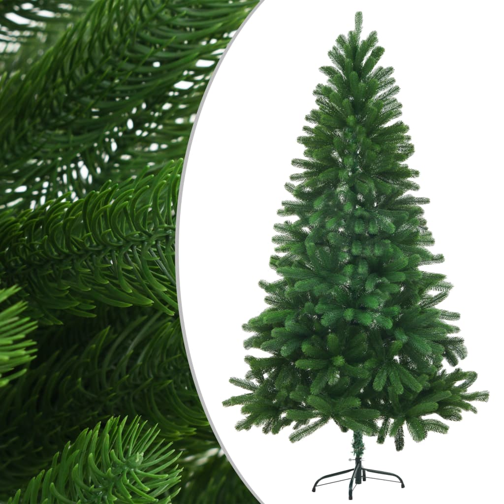 Faux Christmas Tree Lifelike Needles 5 ft Green