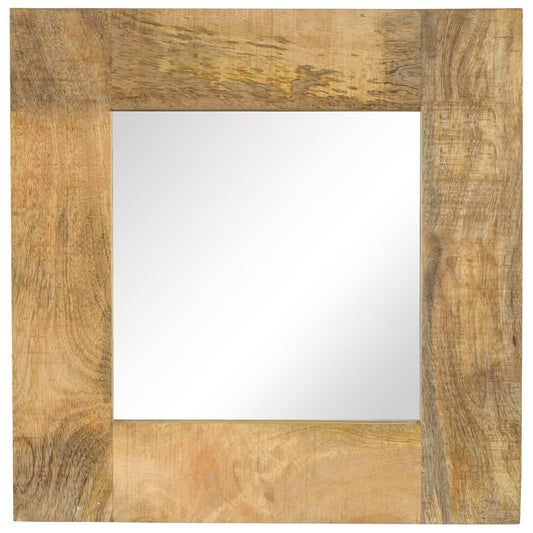 Mirror Solid Mango Wood 19.7"x19.7"