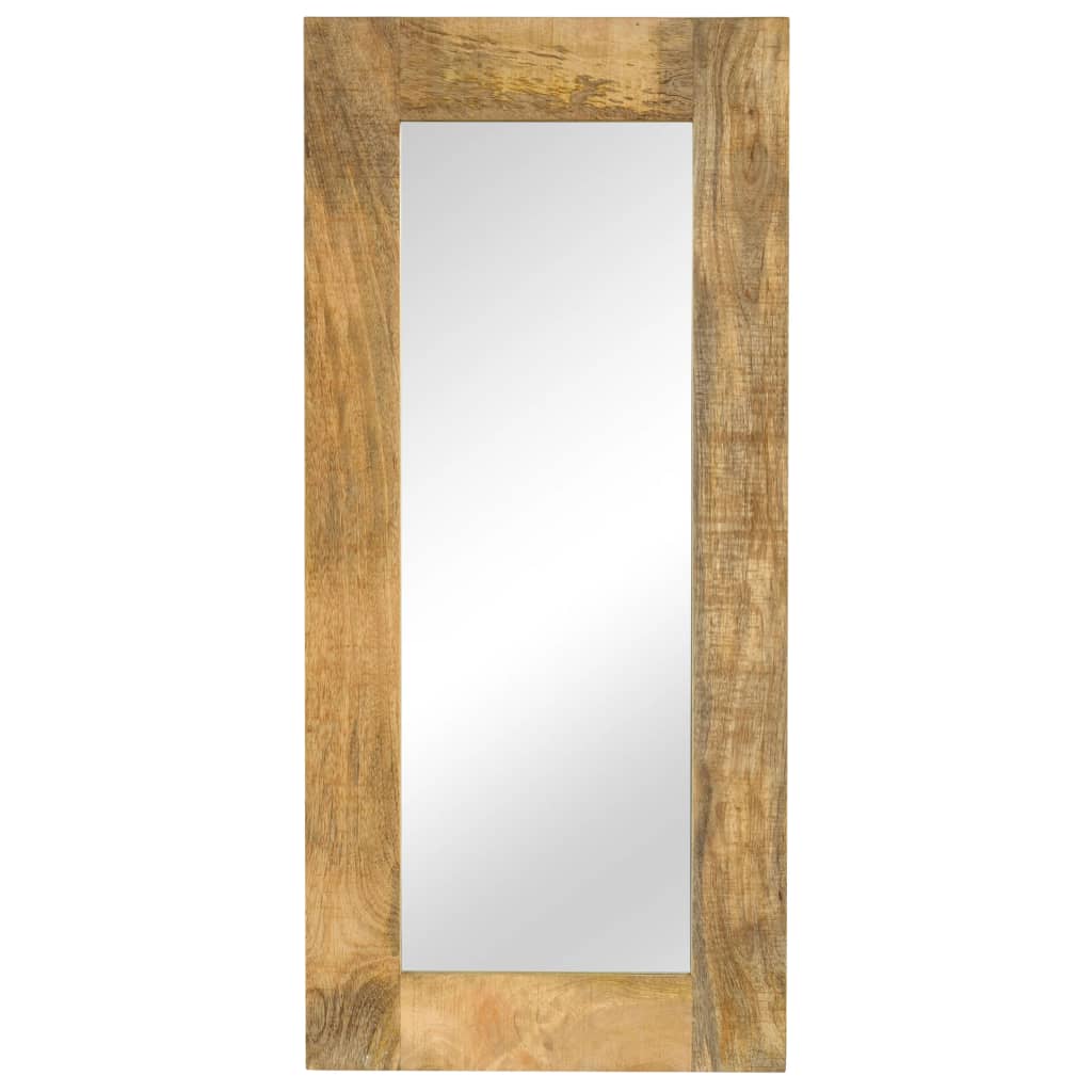 Mirror Solid Mango Wood 19.7"x43.3"
