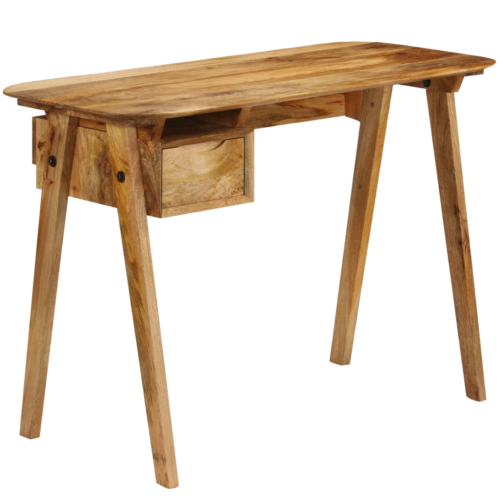 Writing Desk 43.3"x19.7"x29.9" Solid Mango Wood