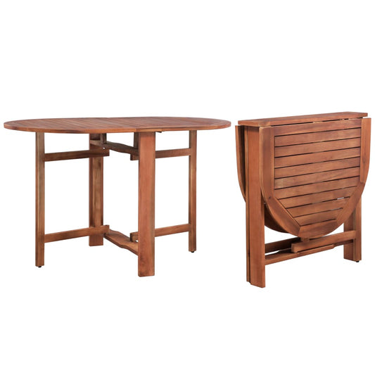 Patio Table 47.2"x27.6"x29.1" Solid Acacia Wood
