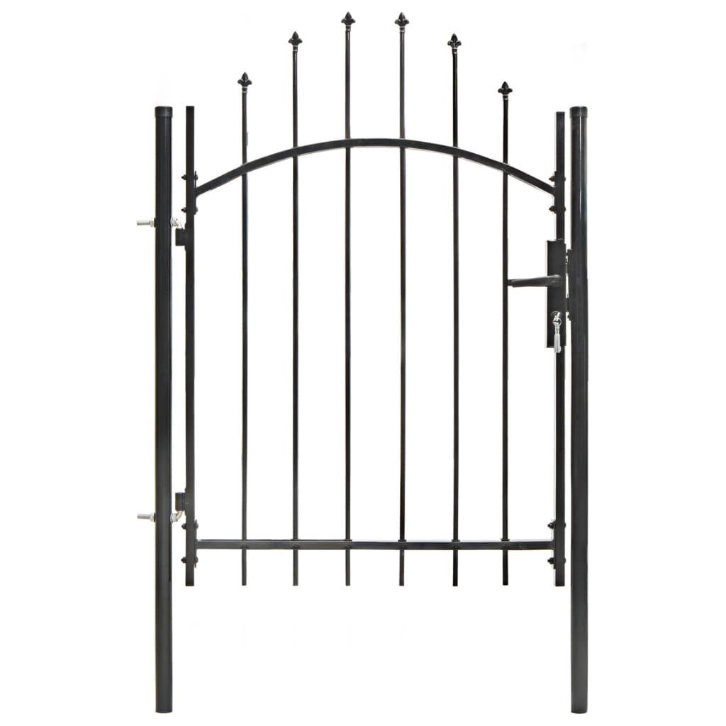 Garden Gate Steel 39.4"x59.1" Black