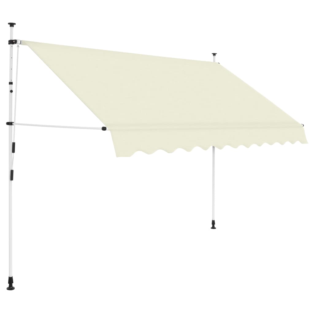 Manual Retractable Awning 98.4" Cream