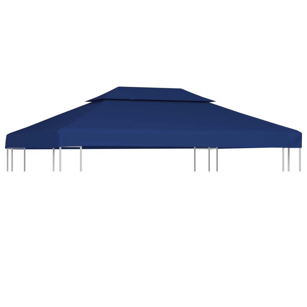 2-Tier Gazebo Top Cover 1 oz/ft² 13.1'x9.8' Blue