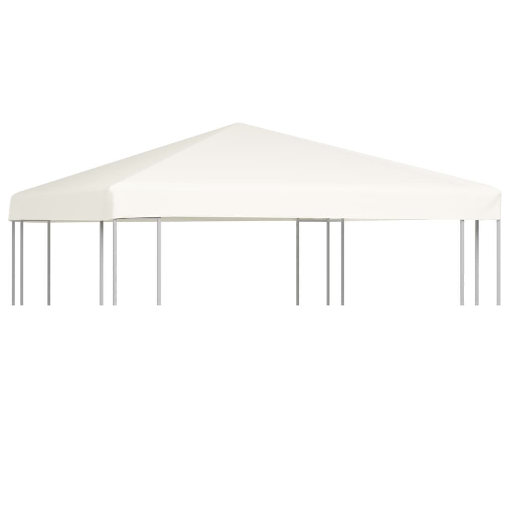 Gazebo Top Cover 1 oz/ft² 9.8'x9.8' Cream White
