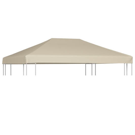 Gazebo Top Cover 1 oz/ft² 13.1'x9.8' Beige